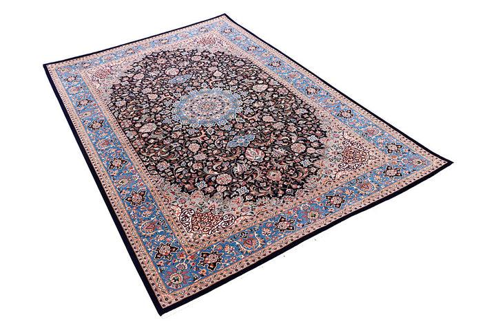 Black Ardibil 4' 6 x 7' - No. 57083 - ALRUG Rug Store