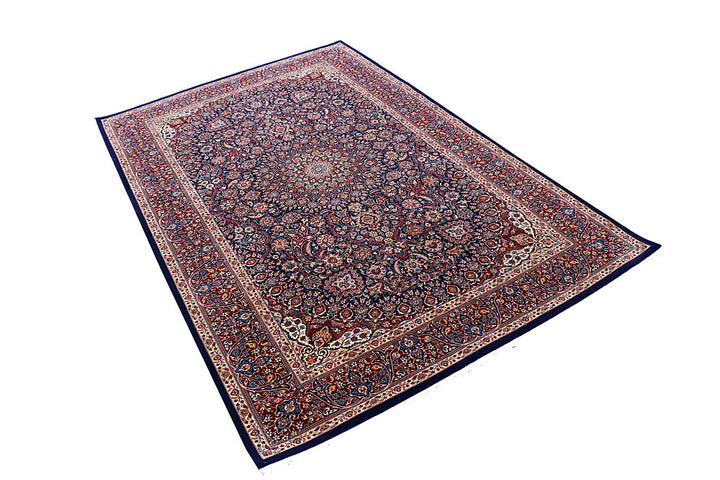 Navy Kashan 4' 7 x 6' 11 - No. 57084 - ALRUG Rug Store