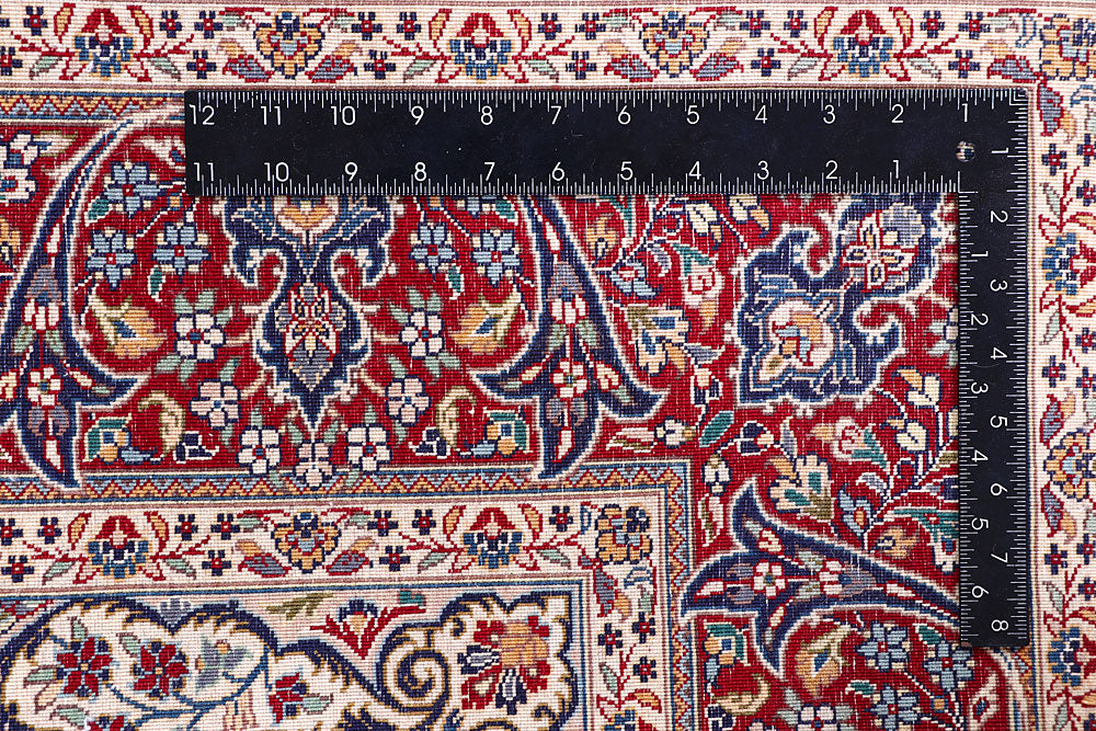 Navy Kashan 4' 7 x 6' 11 - No. 57084 - ALRUG Rug Store