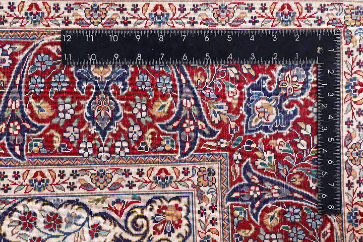 Navy Kashan 4' 7 x 6' 11 - No. 57084 - ALRUG Rug Store