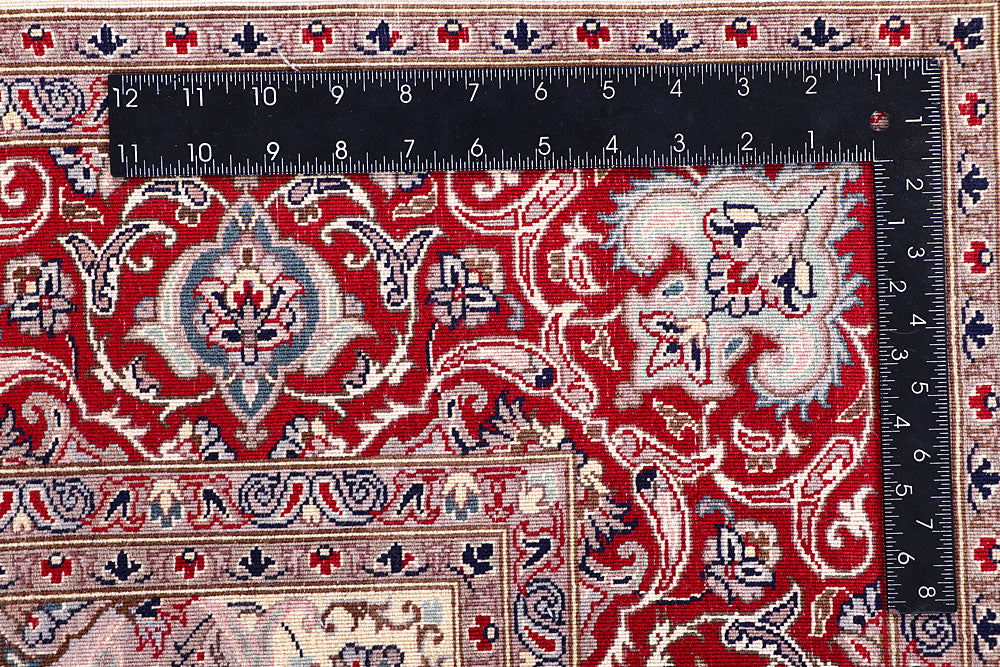 Blanched Almond Kashan 4' 7 x 7' - No. 57086 - ALRUG Rug Store