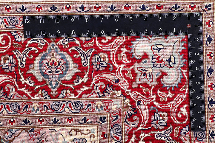 Blanched Almond Kashan 4' 7 x 7' - No. 57086 - ALRUG Rug Store