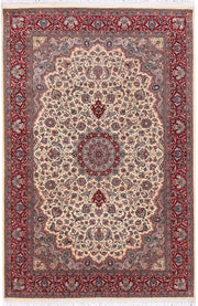 Blanched Almond Kashan 4' 7 x 7' - No. 57086 - ALRUG Rug Store