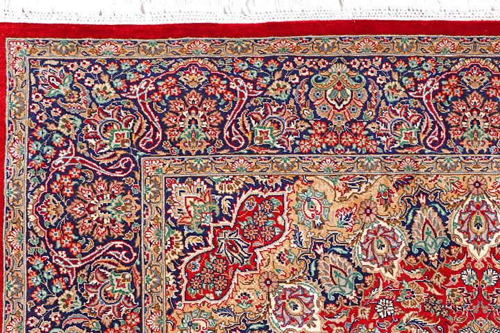 Red Kashan 4' 7 x 7' 1 - No. 57087 - ALRUG Rug Store