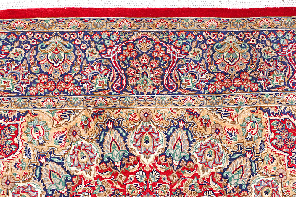Red Kashan 4' 7 x 7' 1 - No. 57087 - ALRUG Rug Store