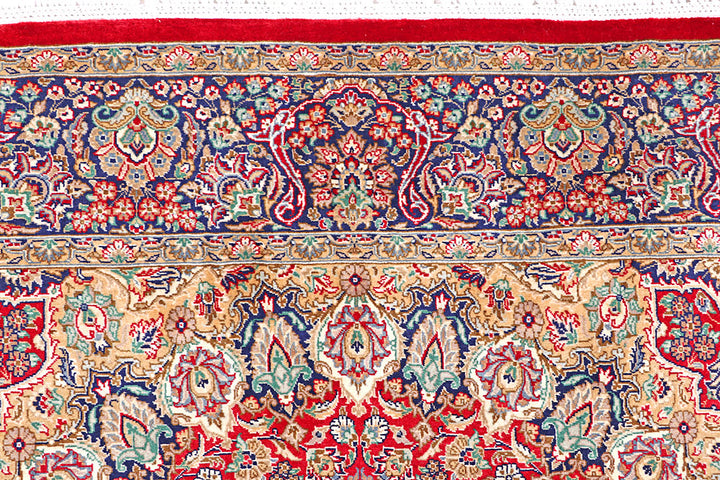 Red Kashan 4' 7 x 7' 1 - No. 57087 - ALRUG Rug Store