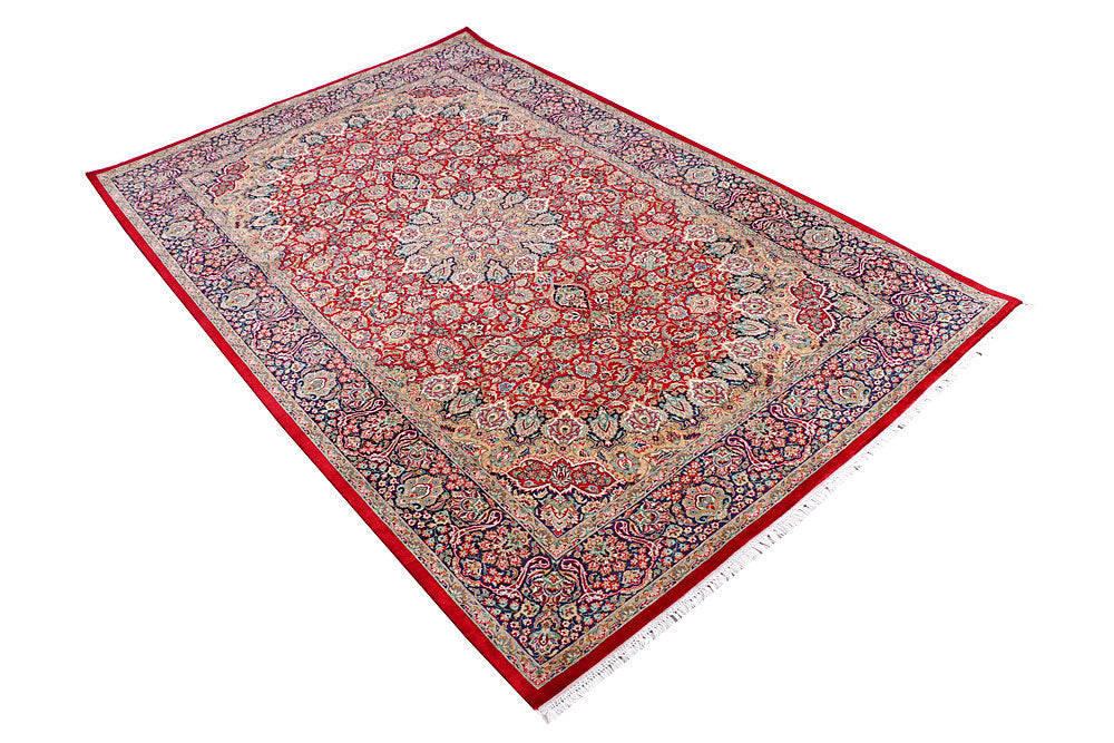 Red Kashan 4' 7 x 7' 1 - No. 57087 - ALRUG Rug Store