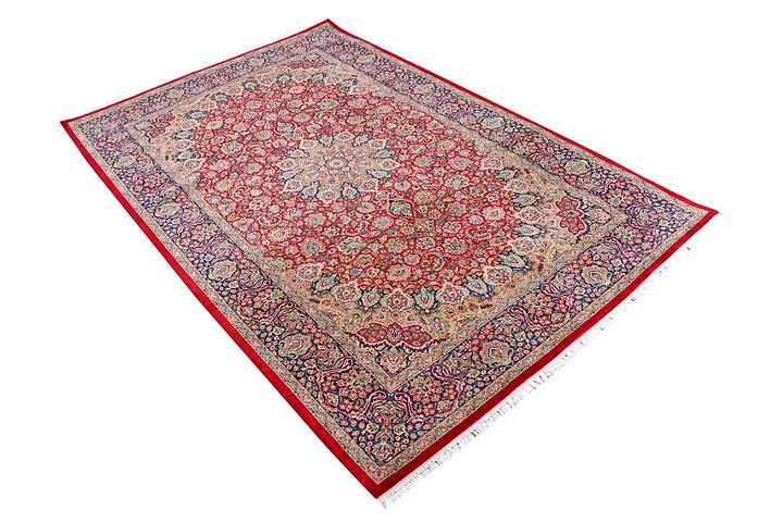 Red Kashan 4' 7 x 7' 1 - No. 57087 - ALRUG Rug Store