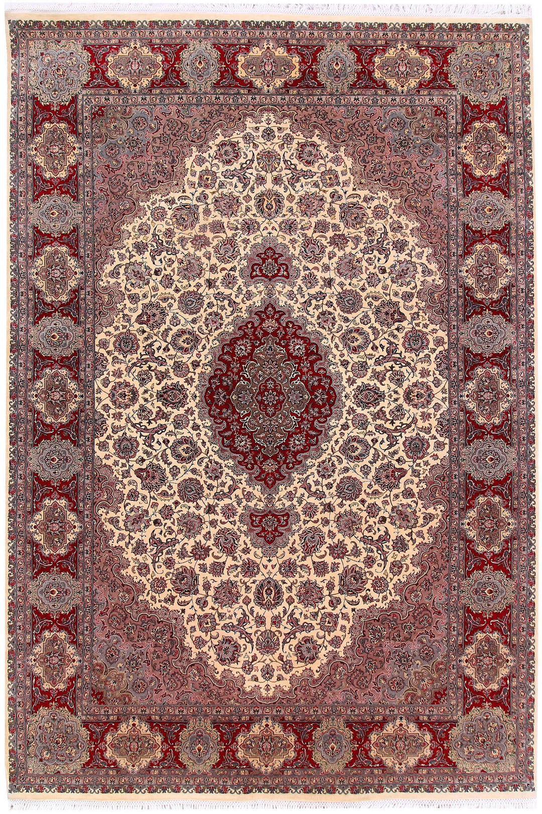 Cornsilk Isfahan 6' 2 x 9' - No. 57088 - ALRUG Rug Store