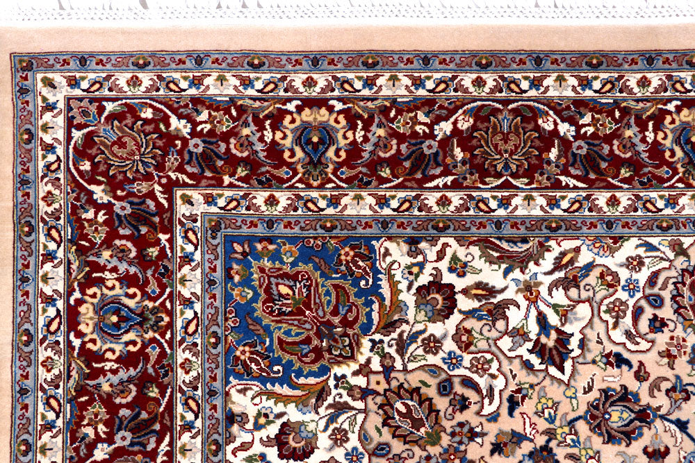 Bisque Kashan 5' 1 x 7' 10 - No. 57089 - ALRUG Rug Store