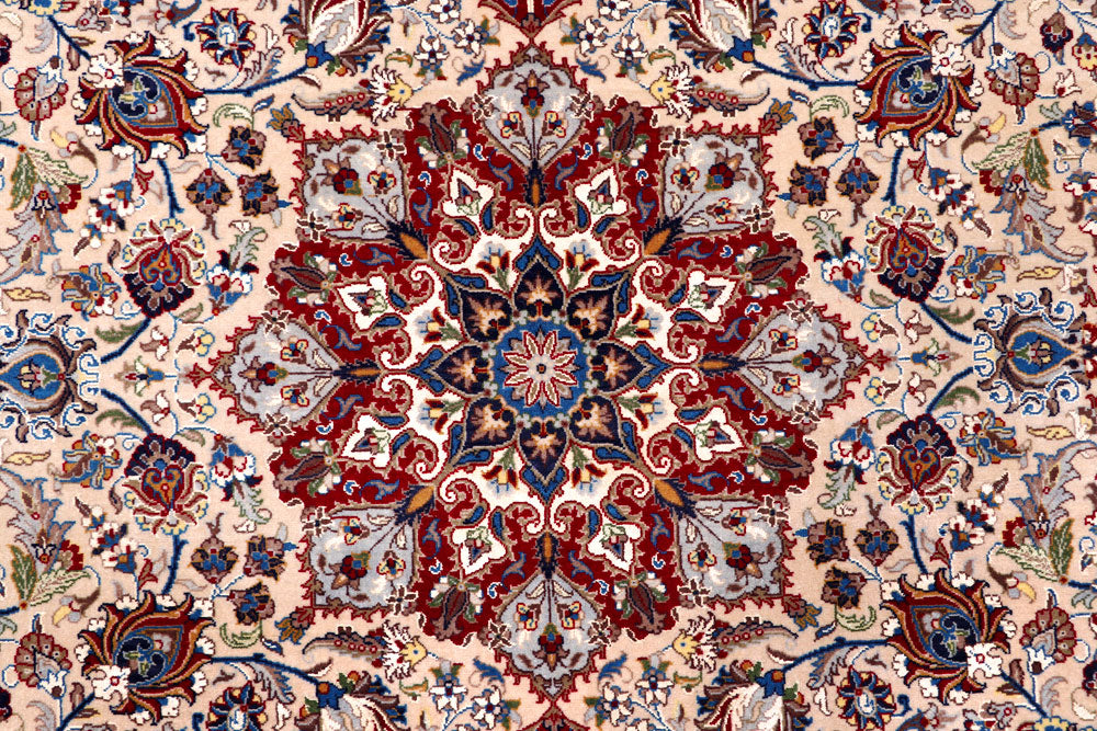 Bisque Kashan 5' 1 x 7' 10 - No. 57089 - ALRUG Rug Store