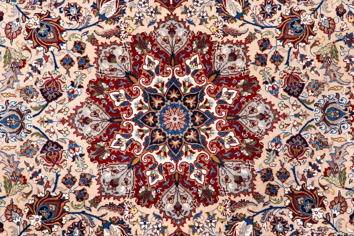 Bisque Kashan 5' 1 x 7' 10 - No. 57089 - ALRUG Rug Store