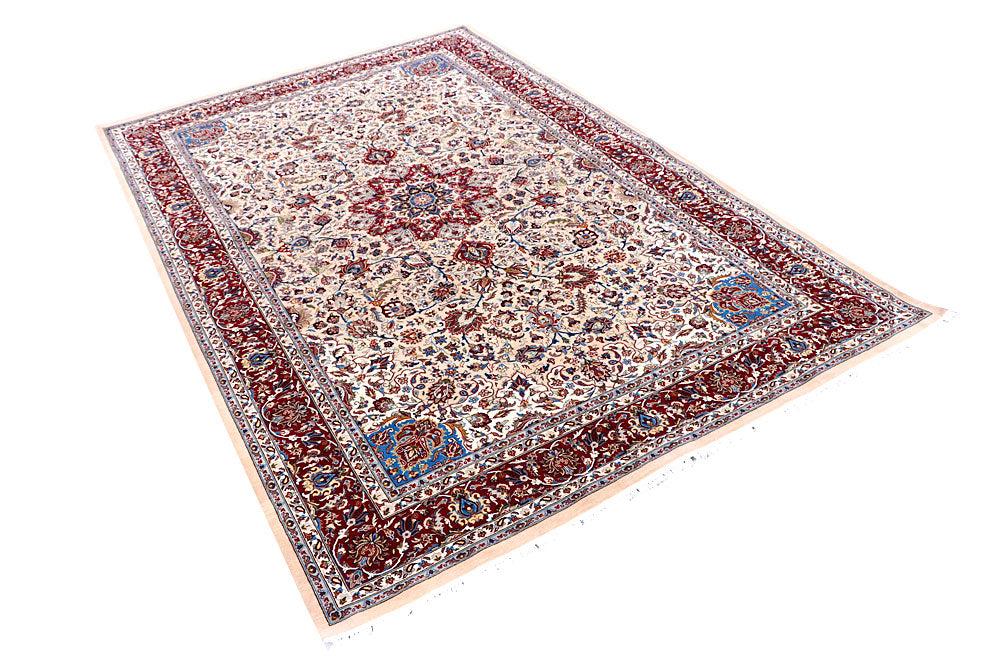 Bisque Kashan 5' 1 x 7' 10 - No. 57089 - ALRUG Rug Store