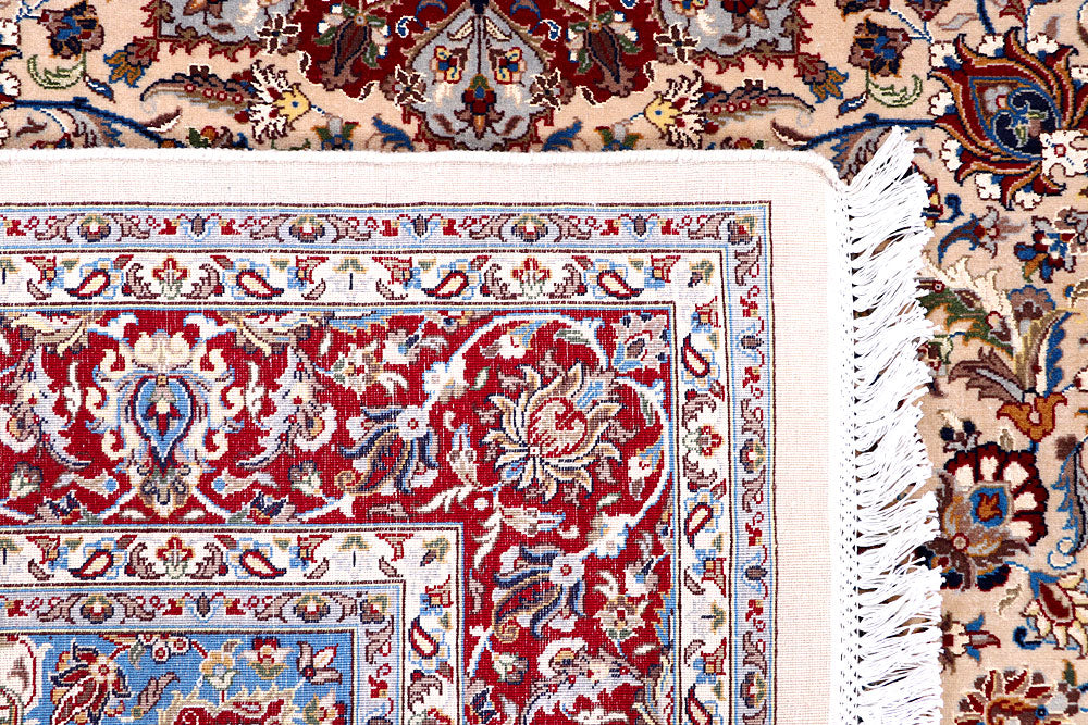 Bisque Kashan 5' 1 x 7' 10 - No. 57089 - ALRUG Rug Store
