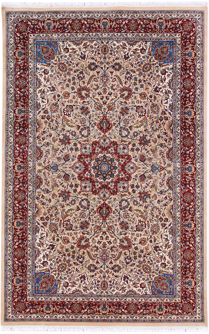 Bisque Kashan 5'  1" x 7'  10" - No. QA15038