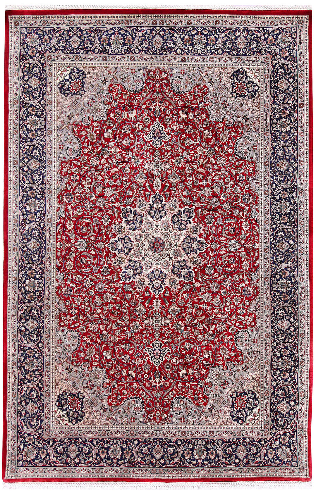 Firebrick Kashan 4' 8 x 7' 1 - No. 57093 - ALRUG Rug Store