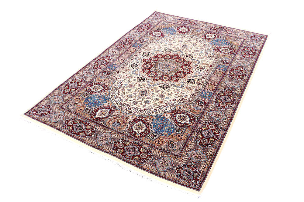 Cornsilk Isfahan 4' 7 x 6' 11 - No. 57094 - ALRUG Rug Store