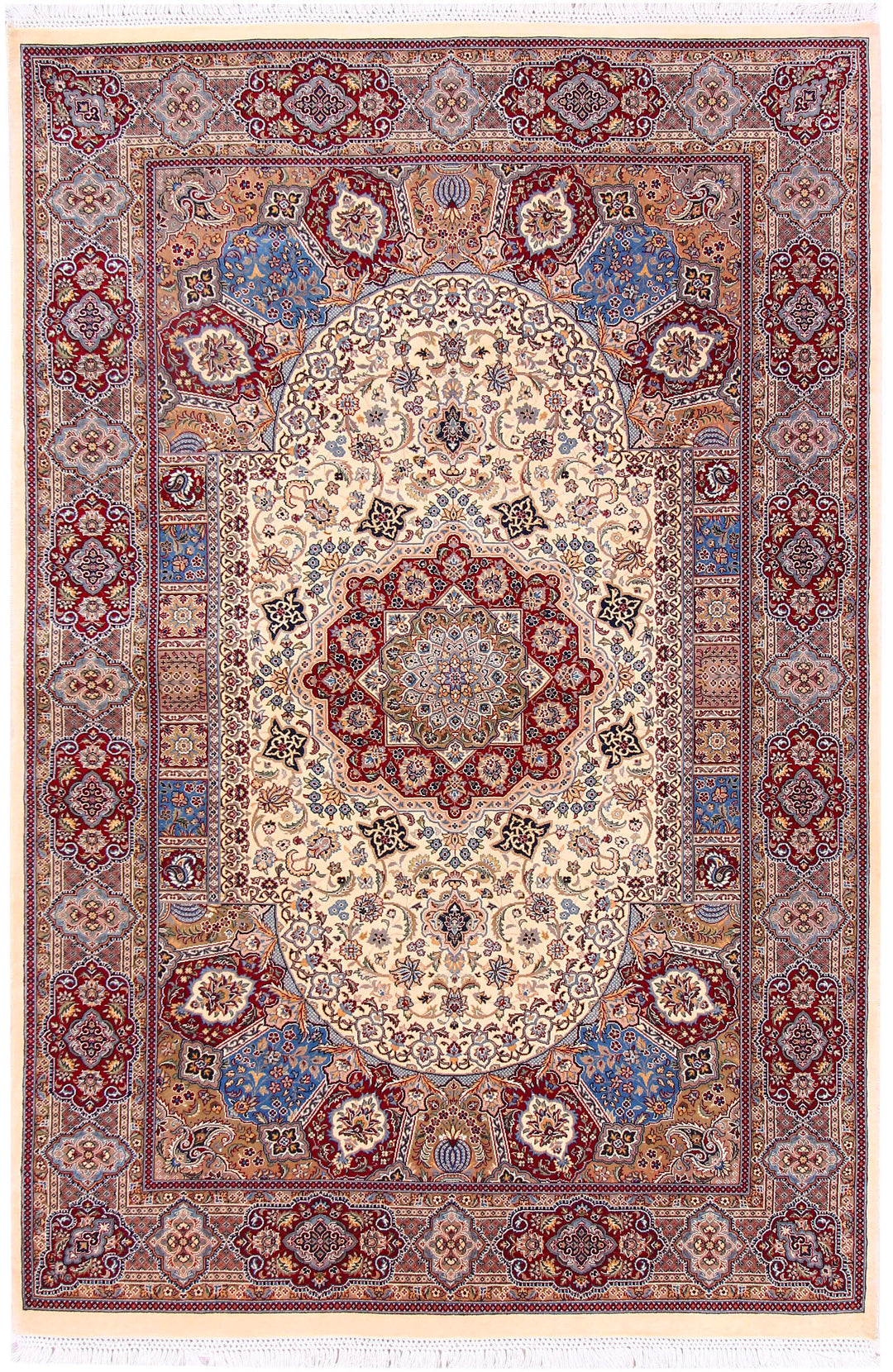 Cornsilk Isfahan 4' 7 x 6' 11 - No. 57094 - ALRUG Rug Store
