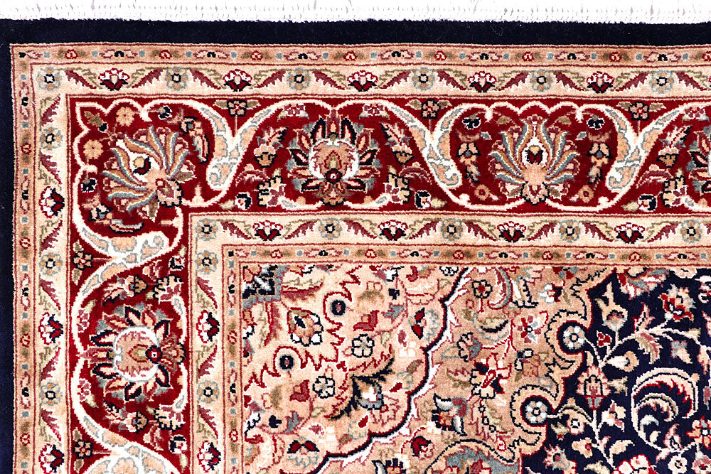 Black Kirman 4' 7 x 7' 4 - No. 57096 - ALRUG Rug Store