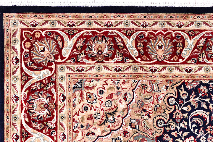 Black Kirman 4' 7 x 7' 4 - No. 57096 - ALRUG Rug Store