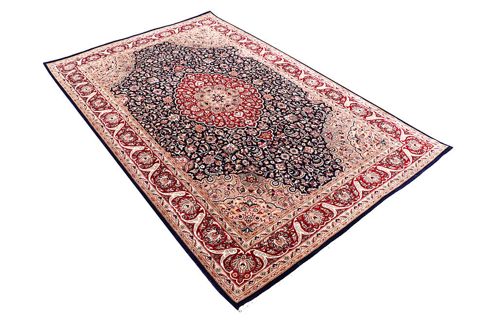 Black Kirman 4' 7 x 7' 4 - No. 57096 - ALRUG Rug Store