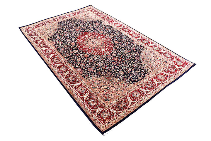 Black Kirman 4' 7 x 7' 4 - No. 57096 - ALRUG Rug Store