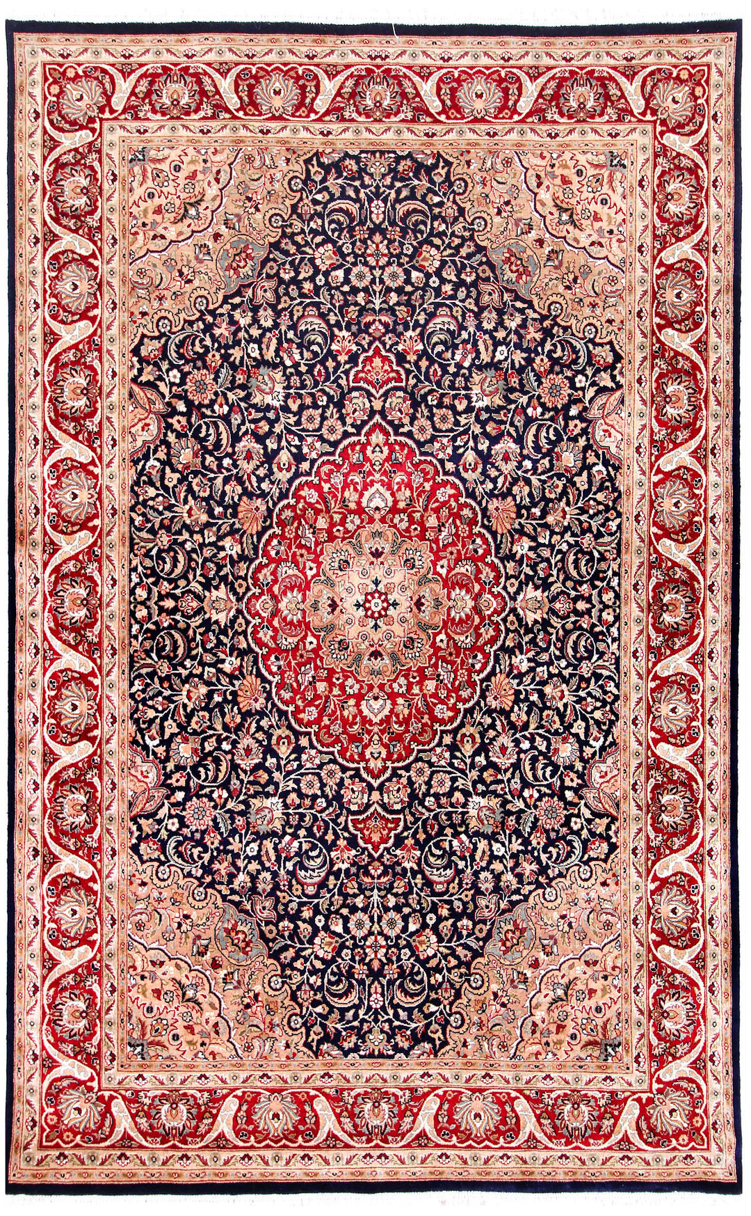Black Kirman 4' 7 x 7' 4 - No. 57096 - ALRUG Rug Store