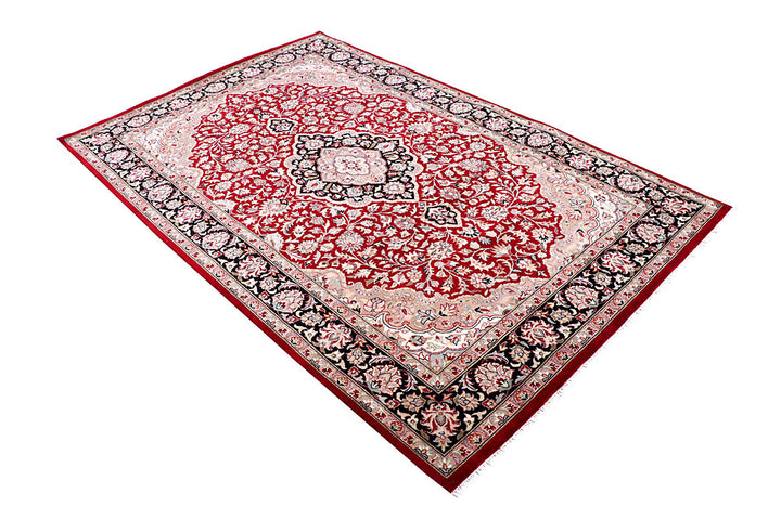 Firebrick Kirman 4' 7 x 7' 2 - No. 57097 - ALRUG Rug Store