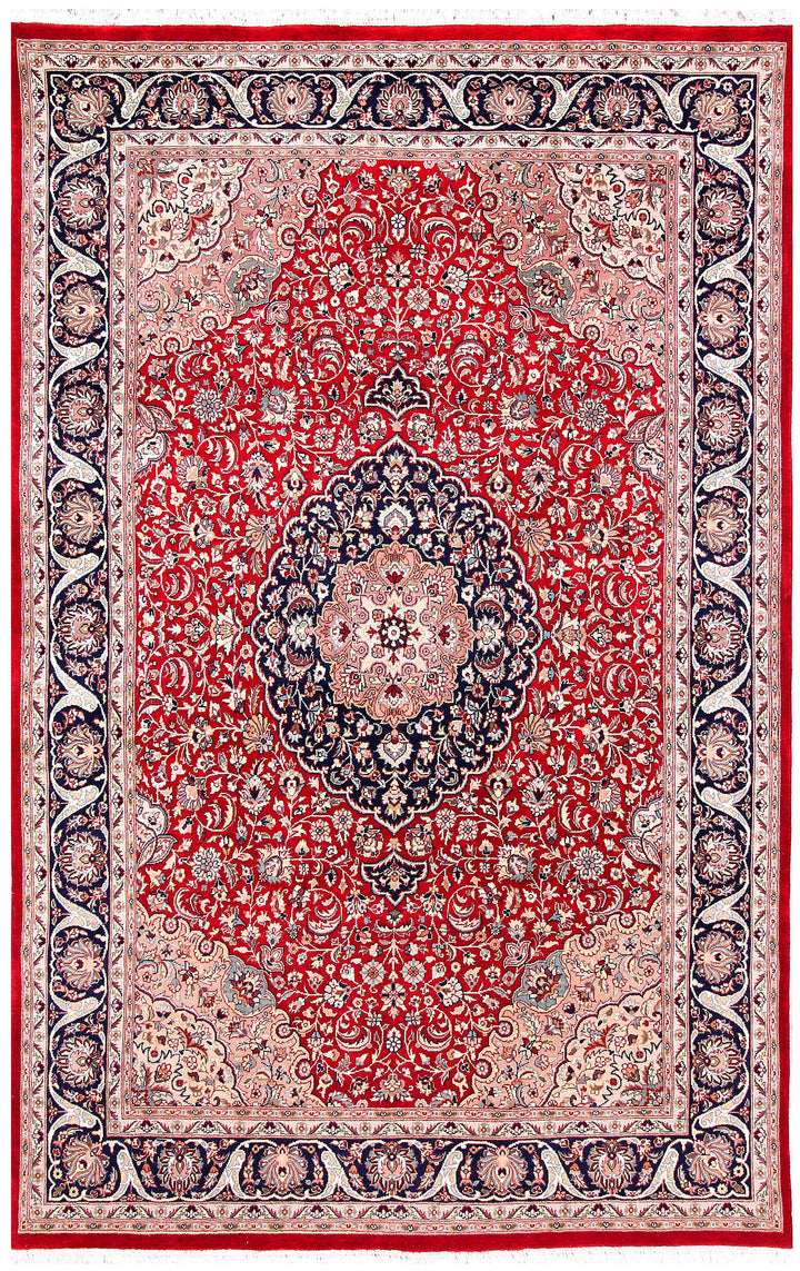 Red Isfahan 4' 7 x 7' 2 - No. 57098 - ALRUG Rug Store