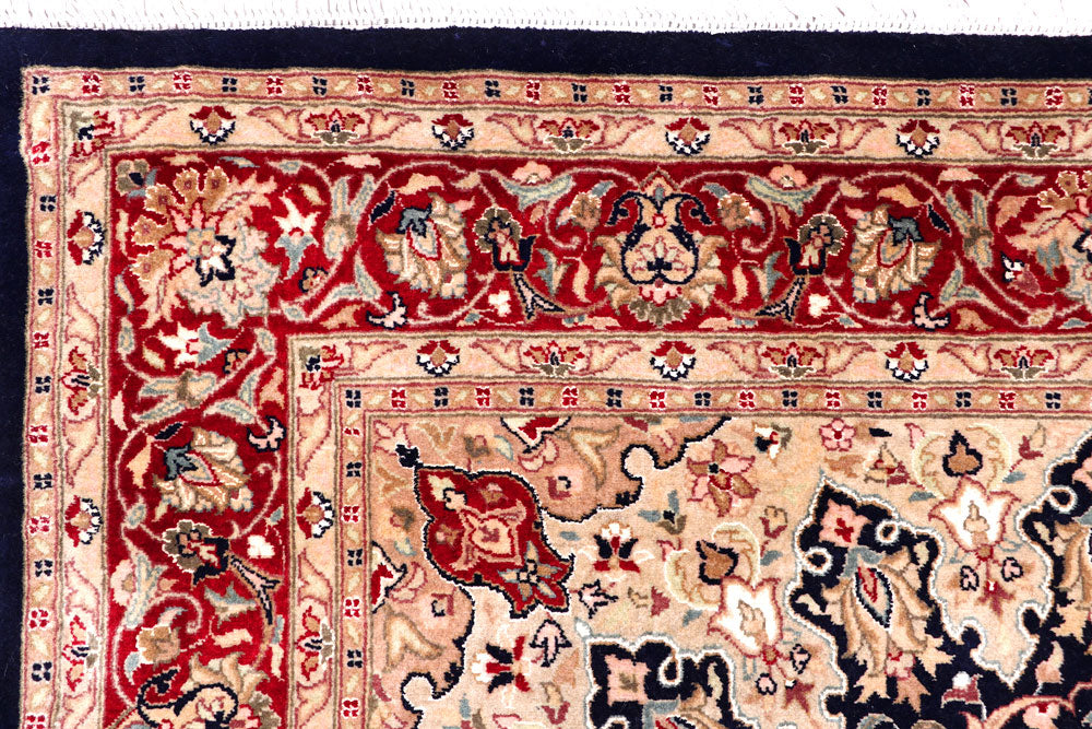 Black Ardibil 4' 7 x 7' 1 - No. 57100 - ALRUG Rug Store