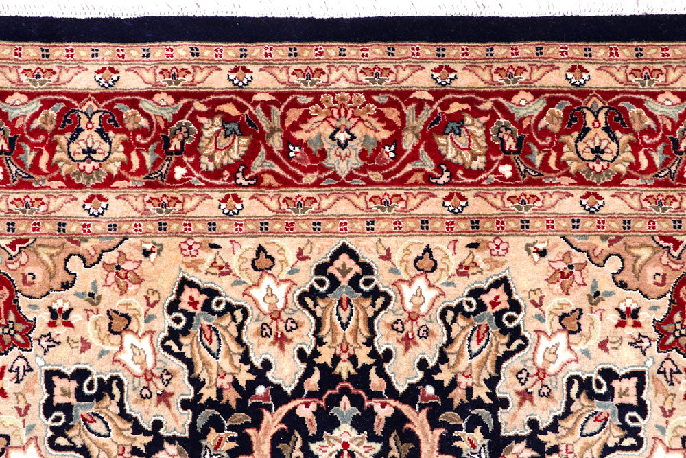 Black Ardibil 4' 7 x 7' 1 - No. 57100 - ALRUG Rug Store