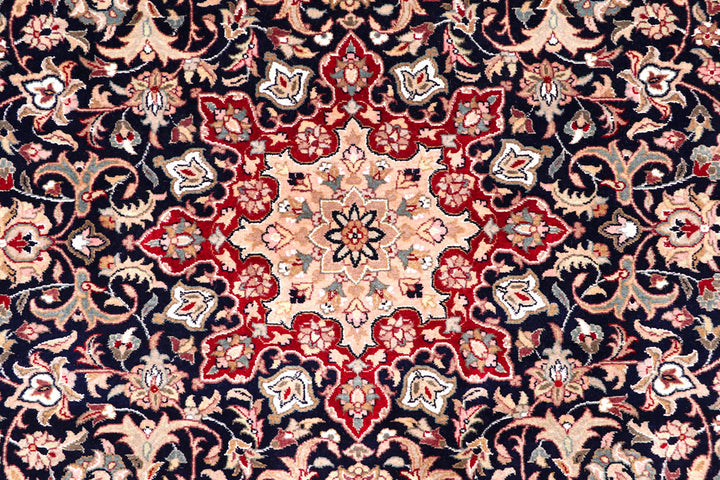 Black Ardibil 4' 7 x 7' 1 - No. 57100 - ALRUG Rug Store