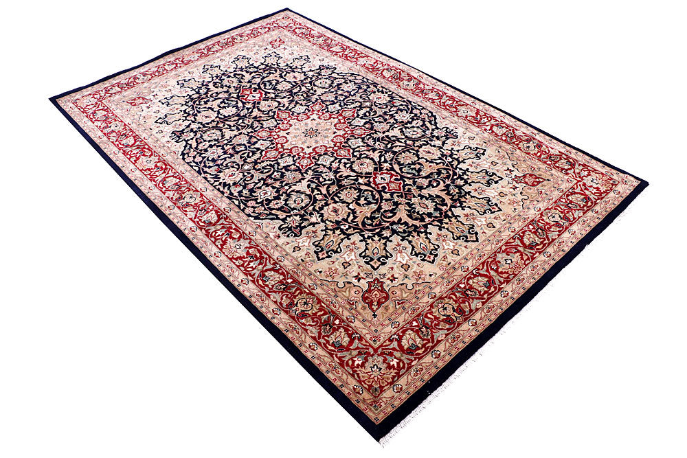 Black Ardibil 4' 7 x 7' 1 - No. 57100 - ALRUG Rug Store