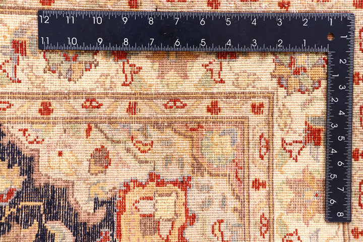 Navy Kashan 3' 2 x 5' 1 - No. 57116 - ALRUG Rug Store