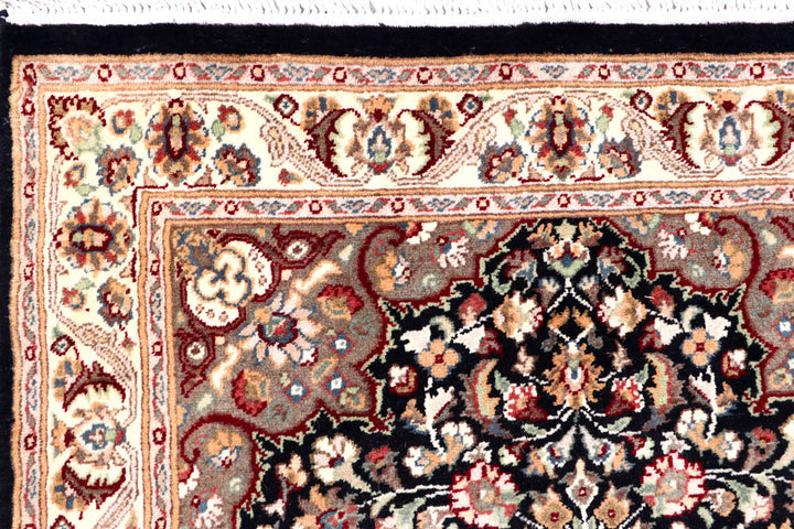 Black Kashan 3' x 5' 3 - No. 57117 - ALRUG Rug Store