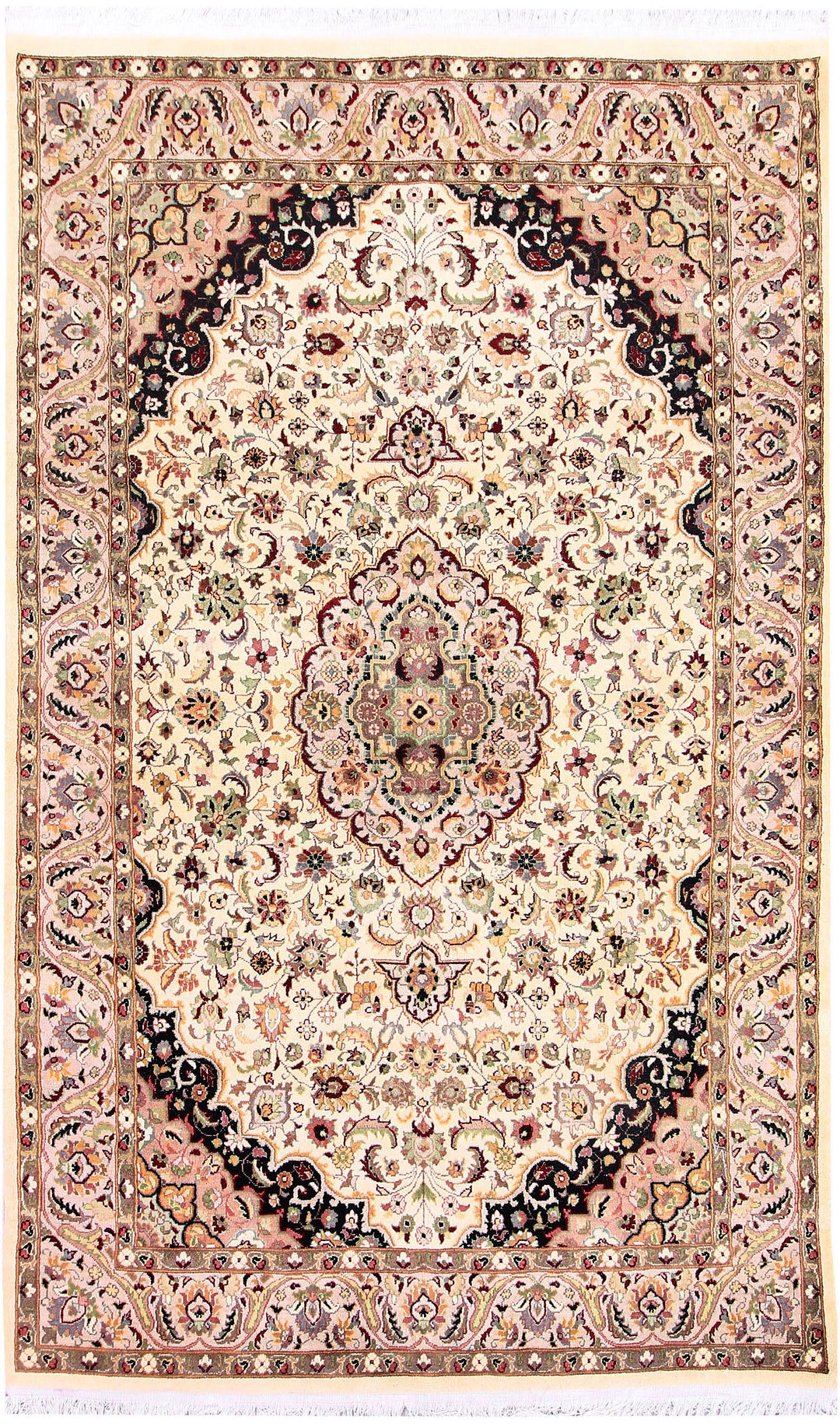 Cornsilk Isfahan 5' 1 x 8' 3 - No. 57122 - ALRUG Rug Store