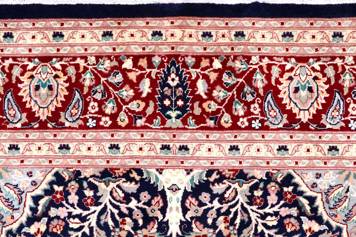 Navy Tree of Life 8' x 10' 2 - No. 57127 - ALRUG Rug Store