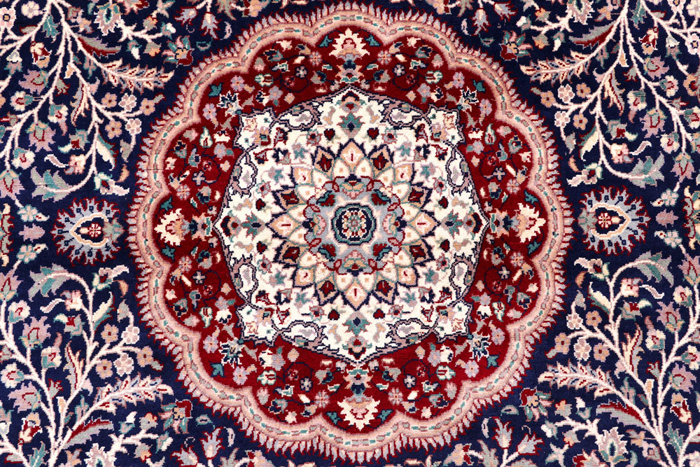 Navy Tree of Life 8' x 10' 2 - No. 57127 - ALRUG Rug Store
