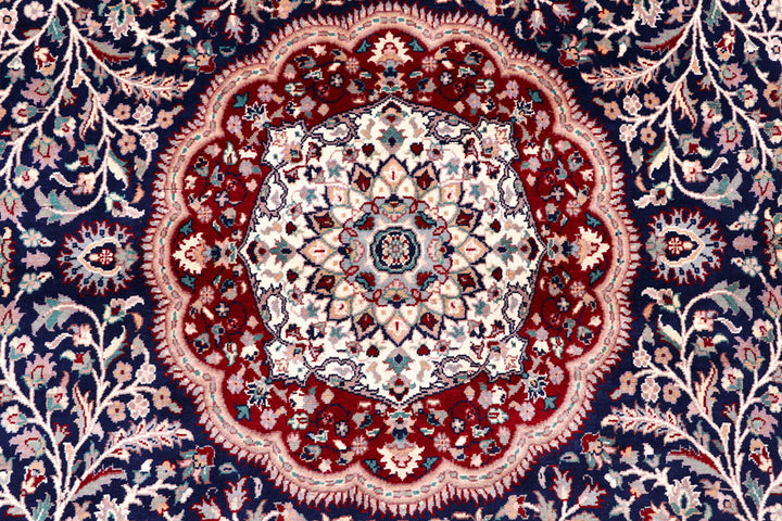 Navy Tree of Life 8' x 10' 2 - No. 57127 - ALRUG Rug Store