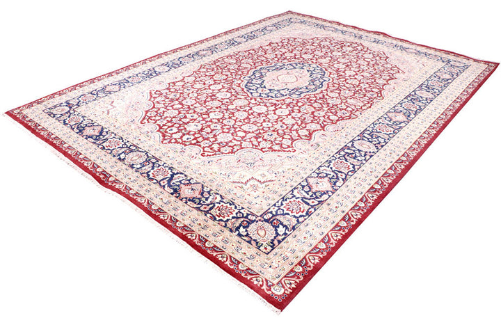 Maroon Isfahan 9'  x" 12'  6" - No. QA46718