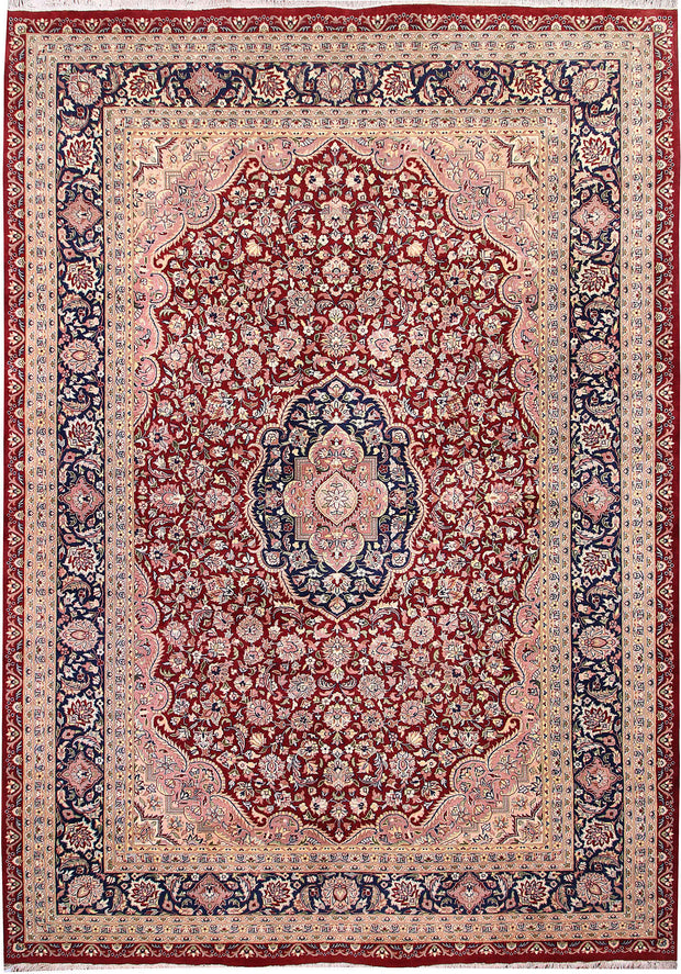 Maroon Isfahan 9'  x" 12'  6" - No. QA46718