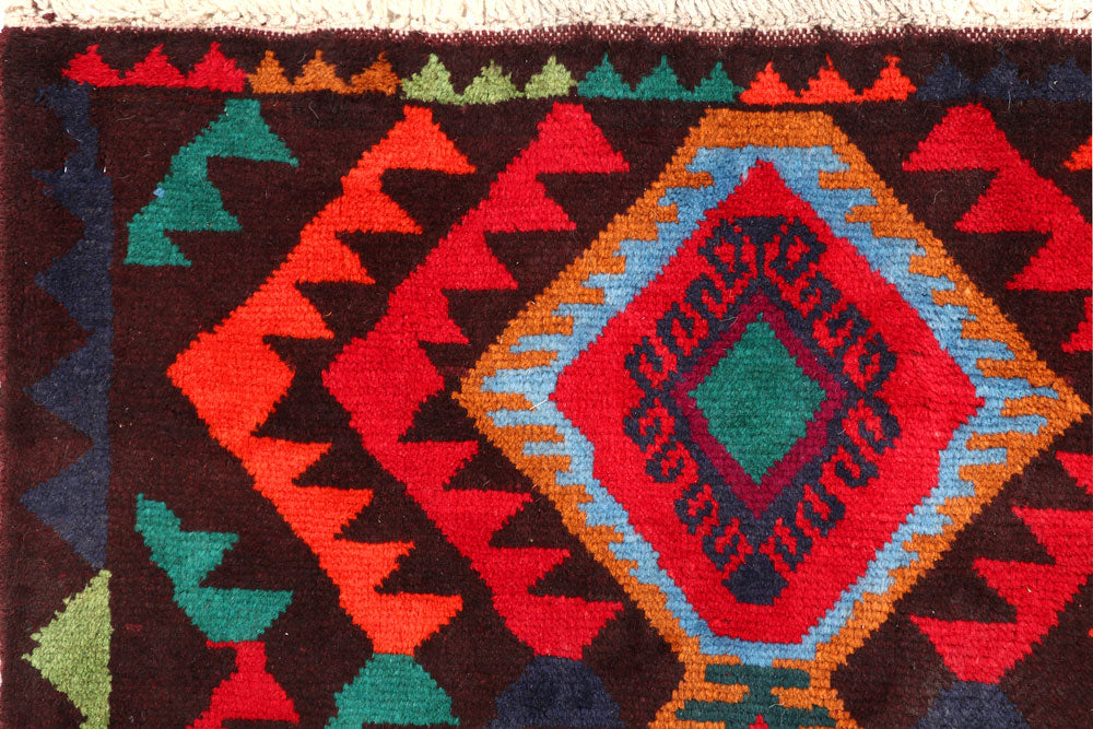 Multi Colored Baluchi 6' 7 x 9' 8 - No. 57138 - ALRUG Rug Store