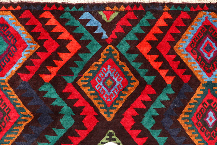 Multi Colored Baluchi 6' 7 x 9' 8 - No. 57138 - ALRUG Rug Store