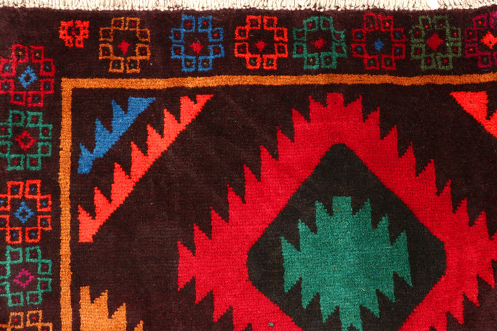 Multi Colored Baluchi 6' 9 x 9' 2 - No. 57139 - ALRUG Rug Store