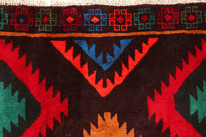 Multi Colored Baluchi 6' 9 x 9' 2 - No. 57139 - ALRUG Rug Store