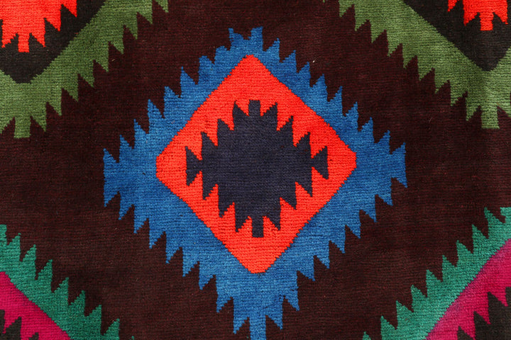 Multi Colored Baluchi 6' 9 x 9' 2 - No. 57139 - ALRUG Rug Store