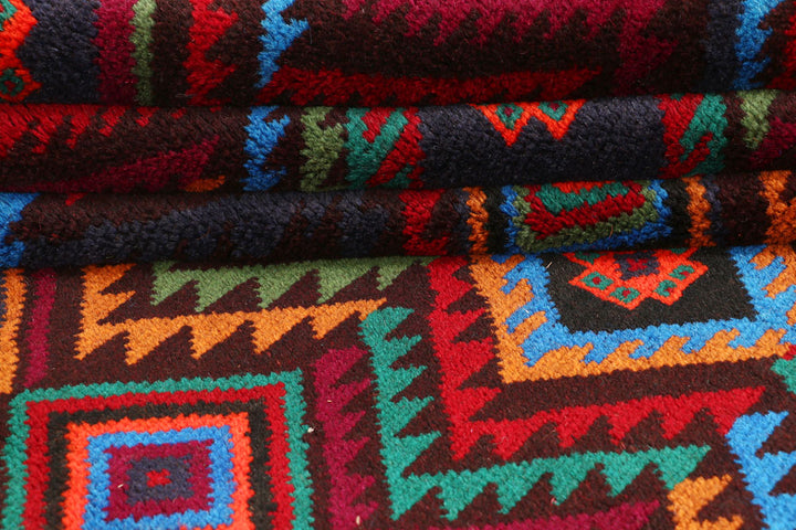 Multi Colored Baluchi 6' 9 x 9' 3 - No. 57140 - ALRUG Rug Store