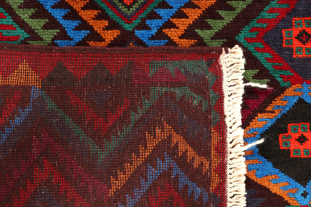 Multi Colored Baluchi 6' 9 x 9' 3 - No. 57140 - ALRUG Rug Store