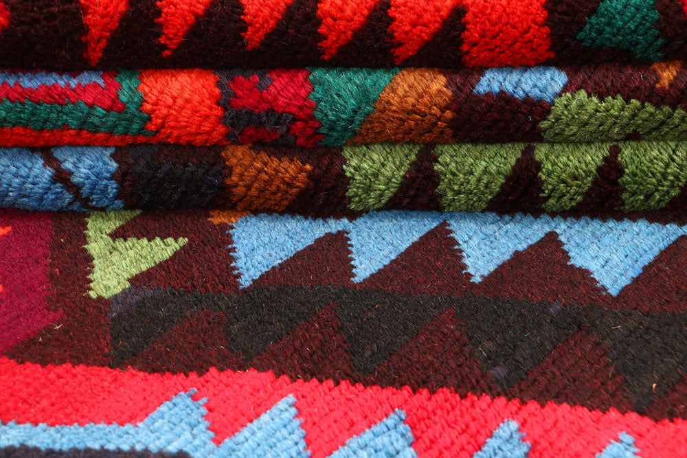 Multi Colored Baluchi 6' 4 x 9' 1 - No. 57141 - ALRUG Rug Store