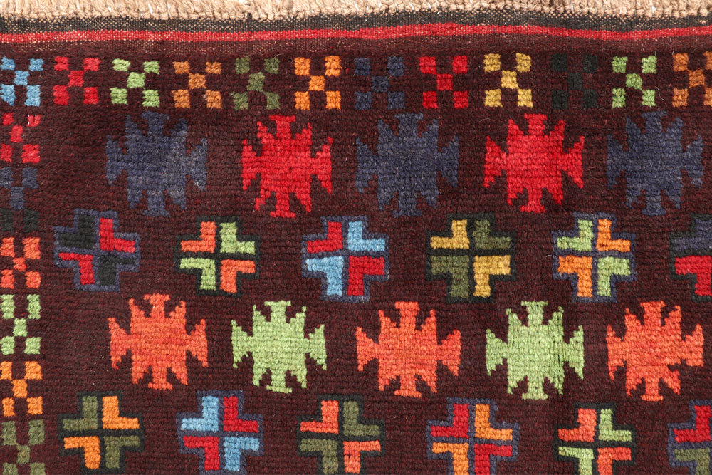 Multi Colored Baluchi 5' 9 x 7' 7 - No. 57143 - ALRUG Rug Store